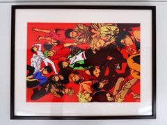 はらだ 直筆サイン入り 複製原画 ヴァニラ画廊