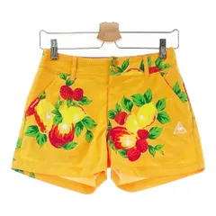 サイズ：9 LECOQ GOLF ルコックゴルフ  ショートパンツ フルーツ 総柄 オレンジ系 [240101291842]# ゴルフウェア レディース ストスト