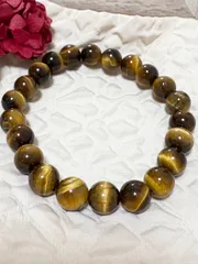 天然石 ブレスレット イエロータイガーアイ 虎目石