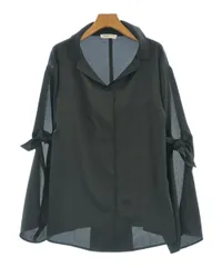 アディアム ADEAM 21年 ブラウス 長袖 シフォンオープンショルダー