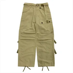 23aw サカイ sacai マットタフタ パンツ Matte Taffeta Pants カーゴ パンツ ミリタリー 23-03142M サイズ1 ベージュ メンズ◆７のサムネイル