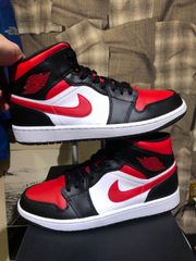 NIKE AIR JORDAN 1 MID ナイキ エアジョーダン 1 ミッド AJ1 554724-079 サイズUS9.5 27.5cm ブラック　FK