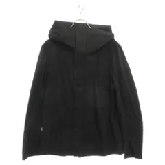 ISAMU KATAYAMA BACKLASH (イサムカタヤマバックラッシュ) Cotton Stretch Zip Up Hoodie コットン ストレッチ ジップアップ フーディ ブルゾン ジャケット ブラック 1750-02のサムネイル