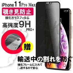 iPhone11PRO　MAX のぞき見防止　フィルム　横から見えないフィルム 覗き見 防止   レンズカバー　セット