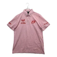 ZOY - coco 中古 ゾーイ ZOY メンズ 半袖ポロシャツ 2(L) ピンク ボタンダウン 総柄 中古 メンズ ゾーイ ZOY 半袖ポロシャツ 2(L) ピンク ボタン