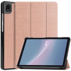 【数量限定】NTTドコモ dtab Compact d-52Cケース 薄型 【液晶フィルムとタッチペン付き】Pysea 軽量 オートスリープ機能 PUレザー製 8.4インチdtab d52Cタブレットケース スタンド機能 マグネット搭載 耐衝撃カバー(ローズゴ