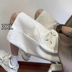 [3XL] メンズ ファッション 服 男性用 オシャレ シンプル 大人 かっこいい 大きいサイズ ストリート 紳士服 スーツ パンツ 夏 薄手 通気性 速乾 ビーチ ミッド ゆったり カジュアル 五分丈