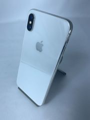 【中古・バッテリー劣化・画面キズ有・フレームキズ有】iPhone X 64GB シルバー simロック解除済