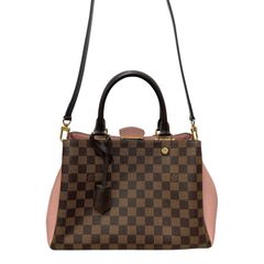 【LOUIS VUITTON】ルイ・ヴィトン ブリタニー N41674 ハンドバッグ レディース 2WAY ダミエエベヌ マグノリア ピンク ショルダー
