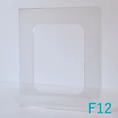アクリル製の透明な額 prèdoux　キャンバス木枠用　F12サイズ　額縁用外箱付　キャンバス用額縁　木製パネル用額縁　アクリルフレーム　アクリル額　立体額　油絵額縁　デッサン額　水彩額　版画額　書道額　フォトフレーム