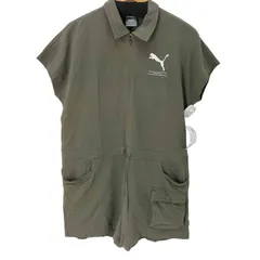 プーマ PUMA S/S フロントジップポロオールインワン レディース import：L のサムネイル
