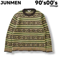 ●美品 JUN MEN ジュンメン タートルネック ウール ニット ジャケット L グレー 長袖 メンズ フルジップ 国内正規品 JUNMEN（ニット⁄セーター）のフリマアイテム一覧