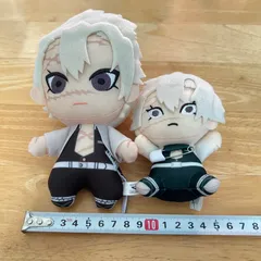 鬼滅の刃 風柱 不死川実弥 マスコット ともぬい ぬいぐるみ くっつきバッジ  セット