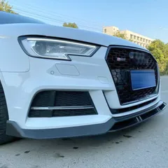 【送料無料】14-23年式 アウディA3/S3 フロントリップ・前アルミ・エアロパーツ 小包囲・バンパーガードZX02週末セール