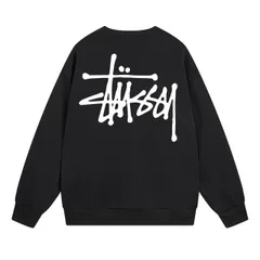 ✨希少✨stussy ステューシー　ボアスウェットトレーナー　センター刺繍　切替 STUSSY - 希少！ステューシー☆ビッグロゴ入りスウェット☆ジャック