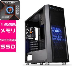ゲーミングPC Ryzen7 8700G 16GB 500GB カスタムBTO デスクトップパソコン