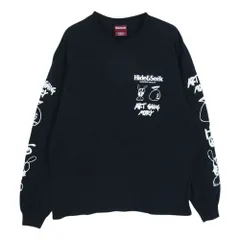 HideandSeek ハイドアンドシーク H&S x SKOLOCT L/S TEE-1 スコロクト ダブルネーム ロング スリーブT 長袖 Tシャツ ブラック系 L【中古】のサムネイル