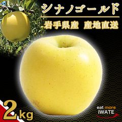 岩手県 産地直送 りんご シナノゴールド 約2kg 林檎 リンゴ 果物