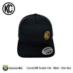 KC HiLiTES キャップ ロゴ Curved Bill Trucker Hat - Black One Size アメリカ ブランド