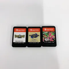 ！Nintendo Switch Splatoon2 スプラトゥーン2 ソフトのみ ケースなし ドラゴンクエスト トレジャーズ 蒼き瞳と大空の羅針盤 モンスターハンターライズ【ゲームソフト】【1】