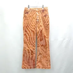 ◇ ⊇ TINA：JOJUN ティーナジョジュン コーデュロイ フレアパンツ サイズXS オレンジ レディース E  【1502180046100】