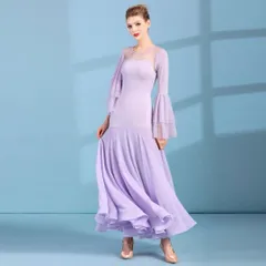 新品未使用 スタンダード向き エレガントな社交ダンス練習着  ダンスパーティーにも！