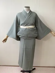 着物　袷　江戸小紋　一つ紋　リサイクル着物　小紋　k-516