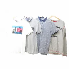 トミーヒルフィガー TOMMY HILFIGER ロゴ刺繍 ポロシャツ Tシャツ 4点セット まとめ 半袖 グレー 紺 ネイビー M-XL