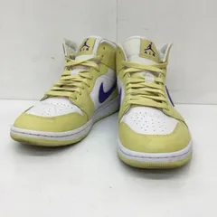NIKE ナイキ スニーカー BQ6472-701 Air Jordan 1 Mid Lemon Wash ウィメンズ