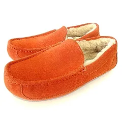 アグ UGG Ascot アスコット モカシン ローファー スリッポン ムートン シューズ SN1101110 26cm US8 茶系 レンガ テラコッタ ■MET1 A0725のサムネイル