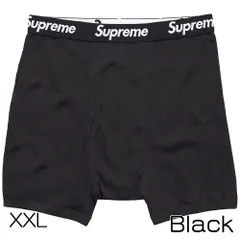 【新品】Supreme Hanes ボクサーパンツ 1枚 ブラック XXLサイズ シュプリーム ヘインズ 下着 メンズ