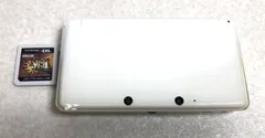 【DH844】ジャンク ニンテンドー 3DS 本体 ホワイト モンスターハンター4 ソフト セット CTR-001