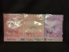 サンリオ エンジョイアイドル推し活当りくじ 2024年7月 30.窓付き袋セット 赤・ピンク・紫