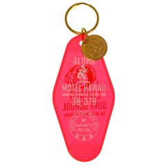 USA】復刻 ハワイ ビンテージ ホテル モーテル キーホルダー