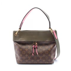 ルイ・ヴィトン LOUIS VUITTON ショルダーバッグ テュイルリーブザス モノグラム M43159 カーキ PVCコーティングキャンバス レザー テュイルリーブザス レディース Used B