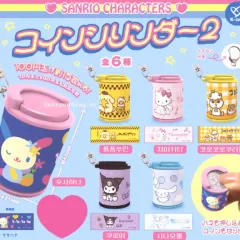サンリオ コインケース ガチャ コインシリンダー キーホルダー 1弾 2弾 ポチャッコ ウシハナ