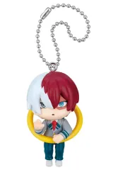 【中古】キーホルダー 轟焦凍 「こんにち輪!フィギュアマスコット 僕のヒーローアカデミア」