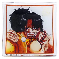 【中古】皿・茶碗 マリンフォード編 ガラスプレート 「一番くじ ワンピース 匠ノ系譜」 I賞