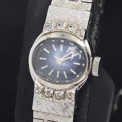 535 稼働 ORIENT レディース 時計 手巻き WGP ブルーシェル - メルカリ
