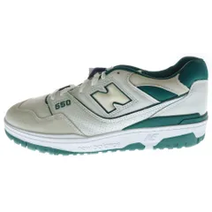 New Balance (ニューバランス) BB550STA ローカットトスニーカー US11/29.0cm ホワイト/グリーン