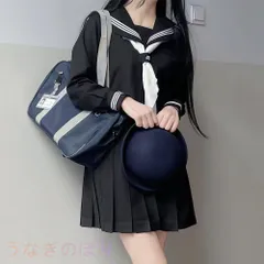 セーラー服 紺色 長袖 女子高生 3点セット ハロウィン 仮装 JK 制服 コスチューム 長袖 前開き 上下セット プリーツスカート 人気 女子制服 本格制服 紺三本 文化祭 卒業式 クリスマス プレゼント