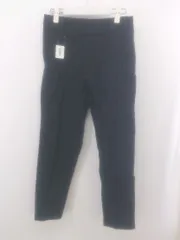 ◇ ITEMS URBAN RESEARCH アーバンリサーチ ロールアップ テーパード パンツ サイズ38 ブラック レディース P  【1301170003198】