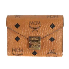 MCM エムシーエム ヴィセトス柄 三つ折り ウォレット 財布 Tracy Trifold Wallet ブラウン PVC ブランド アイテムのサムネイル