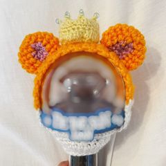 カラット棒ペンライトカバー　light stick SEVENTEEN ハムスター　ヘムチ　王子様　ホシ　編み物