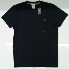 Abercrombie&Fitch [新品タグ付き] アバクロンビー&フィッチ　アバクロ　メンズ　Sサイズ  アメカジ　半袖　Ｔシャツ　紺色　A2YT4-19
