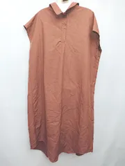 ◇ OLIVE des OLIVE オリーブ デ オリーブ ノースリーブ 膝下丈 ワンピース サイズM ブラウン レディース P  【1408200002609】