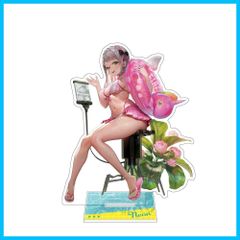 【人気商品】NIKKE ネオン PRODUCT) 約W48~104mm×H120mm アクリルスタンド アルジャーノンプロダクトALGERNON アクリル製