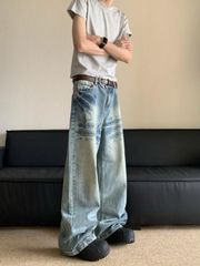 Fear Barwells ドッキングフレアデニム 変形ワイドブーツカットデニム 