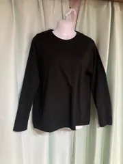 1321.MUJI ブラック 長袖Tシャツ Lサイズ⭐︎
