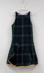 【タグ付き】 ラルフローレン RALPH LAUREN ワンピース チェック柄 秋冬 size 140cm